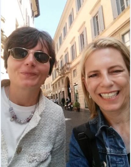 Margi With Maria Chiara Carrozza former education minister for Italy