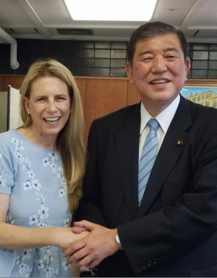 Margi & Japan Shigeru Ishiba Japan's former Minister of Defense