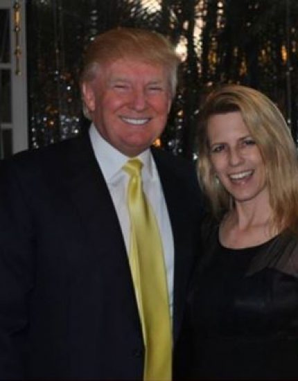 Margi with President Donald Trump